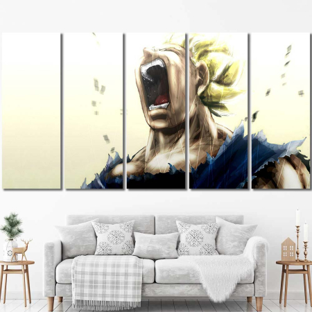 Vegeta Wall Decor Dragon Ball Z 5pcs Regular DB7C008