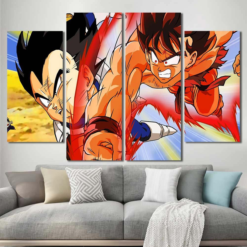 Dragon Ball Z Wall Decor Art 4pcs Diamond DB7C042