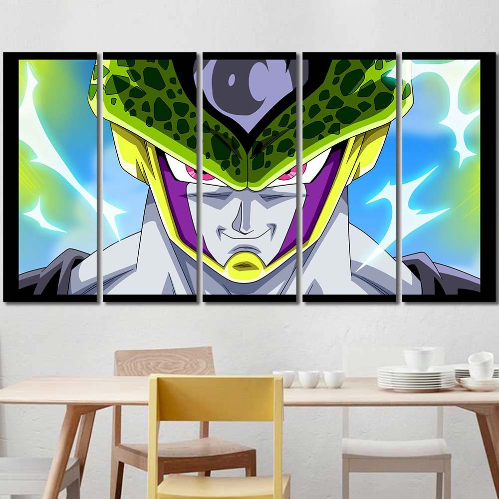 Dragon Ball Z Walldecor Canvas Cell 5pcs Regular DB7C074