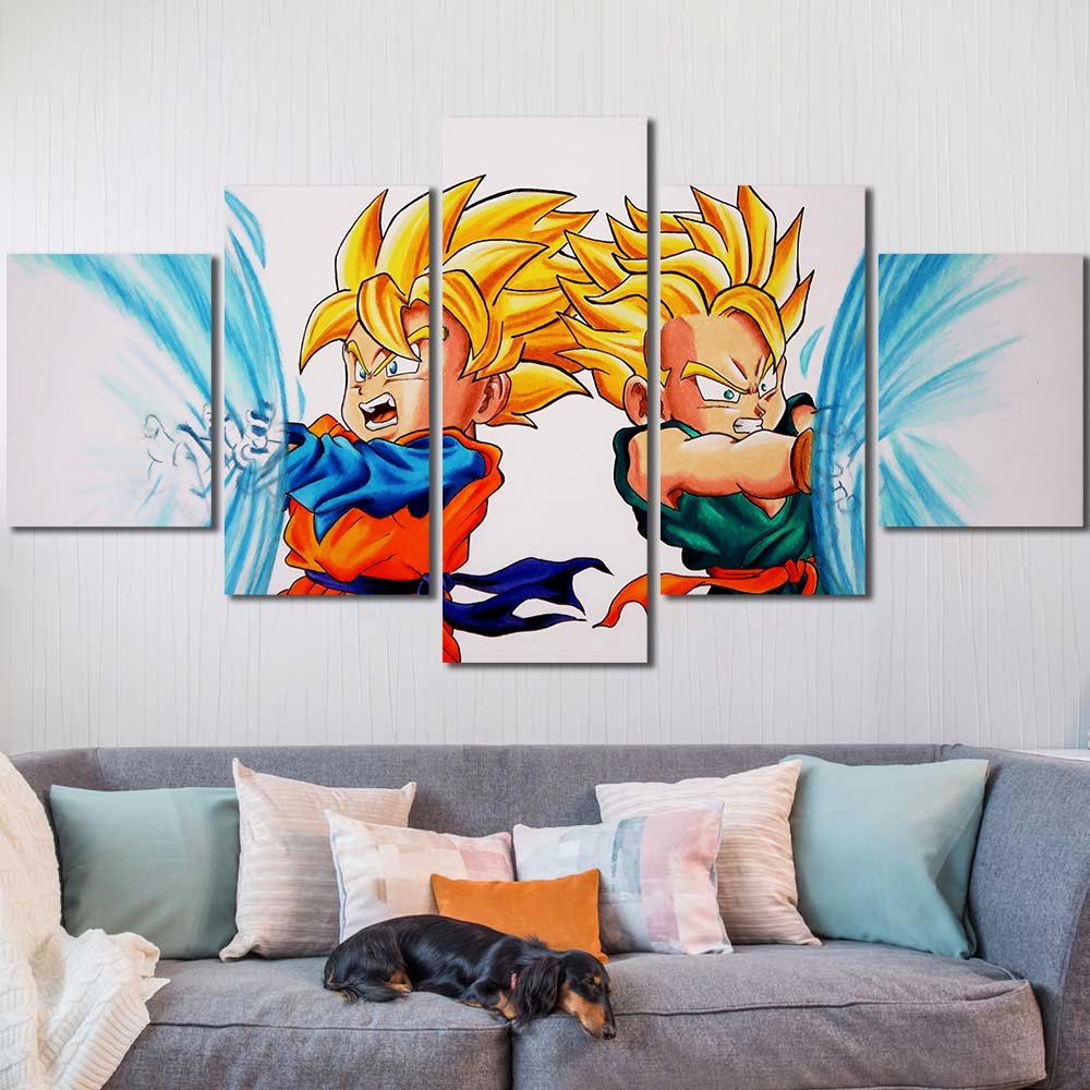 Dragon Ball Z Walldecor Painting Kamehameha Gotenks 5pcs Diamond DB7C091