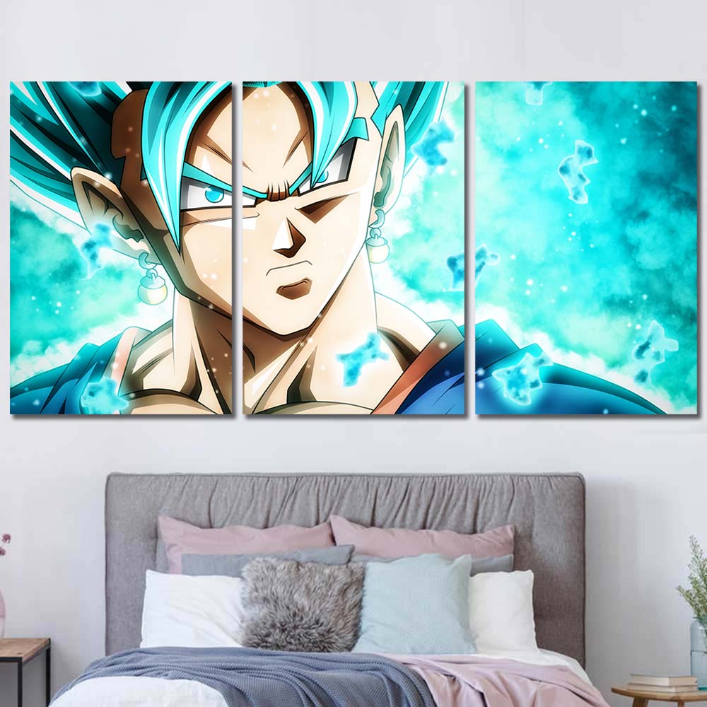 Dragon Ball Walldecor Super Saiyajin Blue 3pcs Regular DB7C161