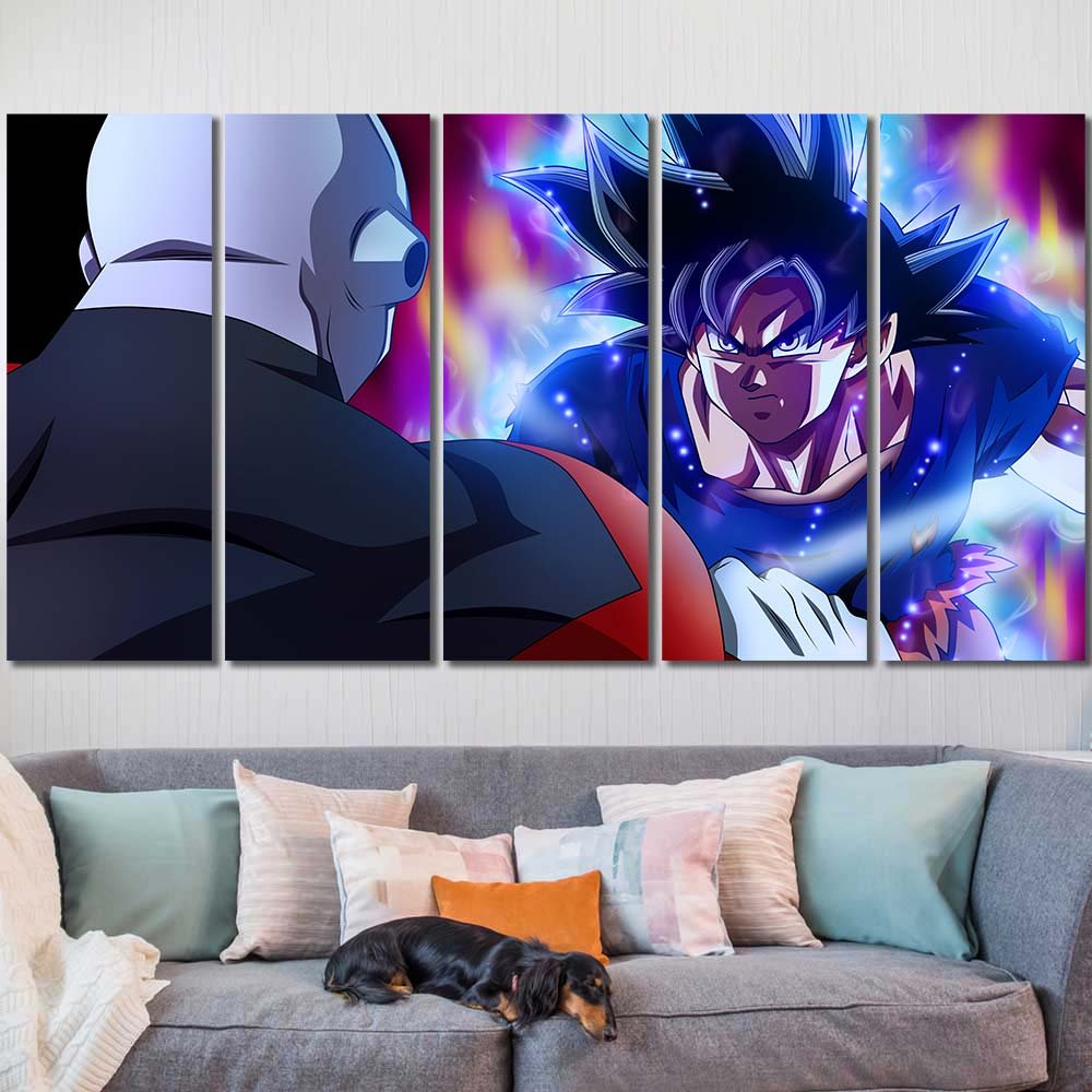 XL Wall Decor Dragon Ball Super Son Goku Ultra Instict Jiren Rmehedi 5pcs Regular DB7C178