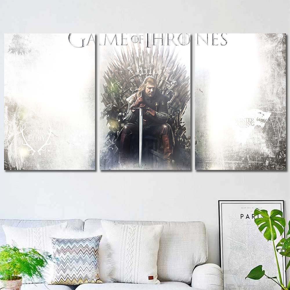 Game Of Thrones Fans Walldecor Ned Stark 3pcs Regular GT7C048