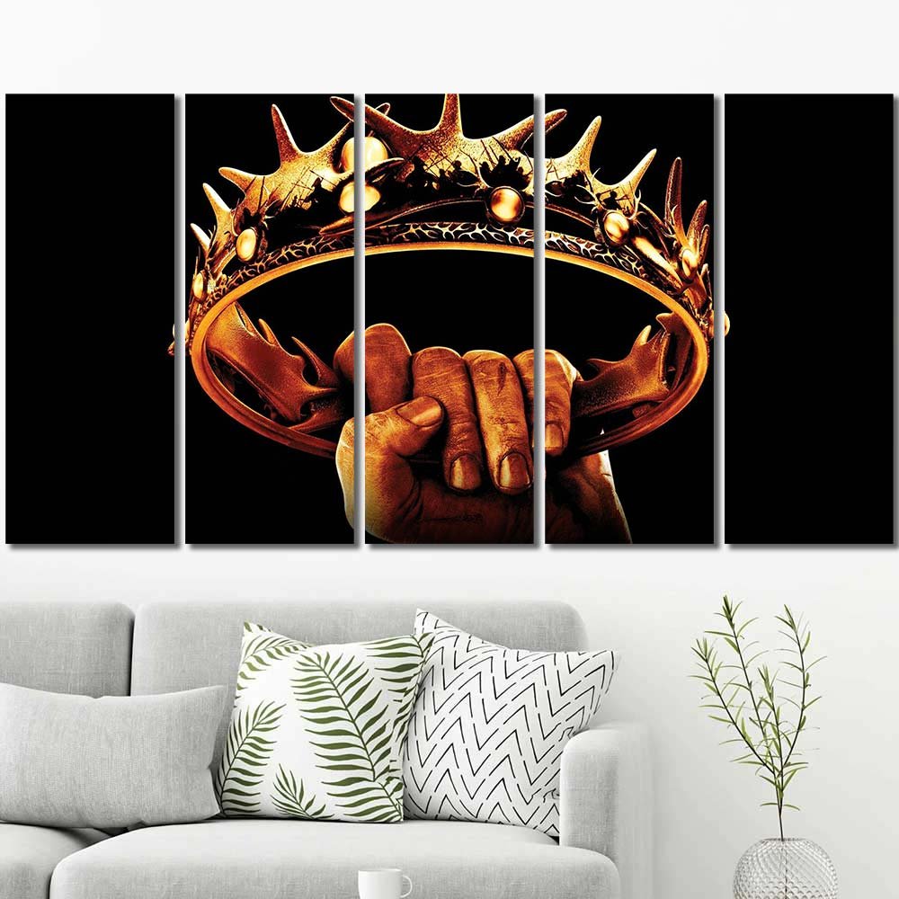 Game Of Thrones Walldecor Designs Crown Hands Game Of Thrones 5pcs Regular GT7C065