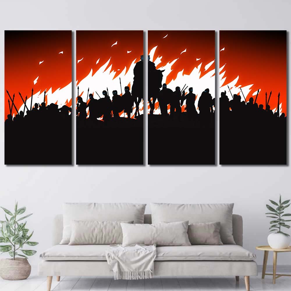 Walldecor For Stair Game Of Thrones Song Of Ice And Fire White Walker The Others 4pcs Regular GT7C100