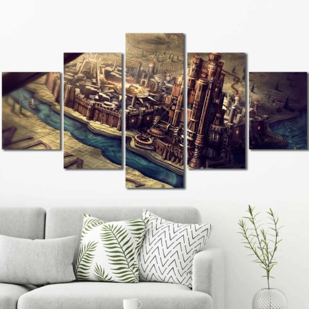 Game Of Thrones Walldecor Xl Game Of Thrones 5pcs Diamond GT7C154