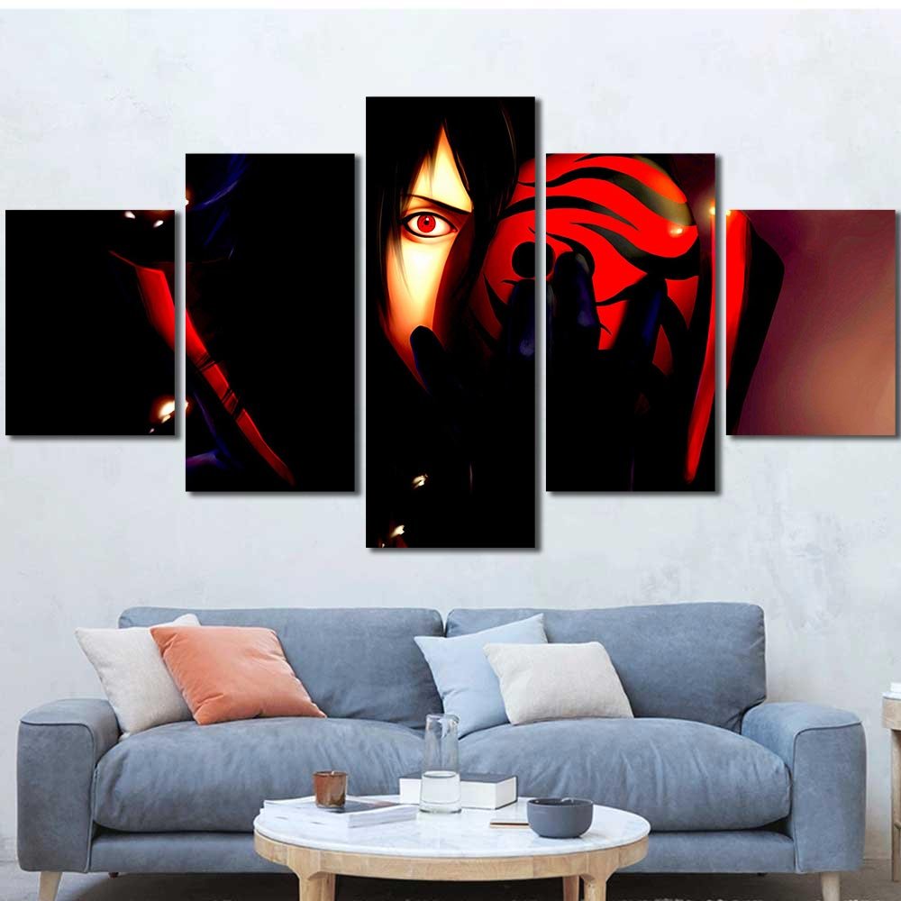 Walldecor playroom Dark Red Eyes Uchiha Madara 5pcs Diamond NT7C176