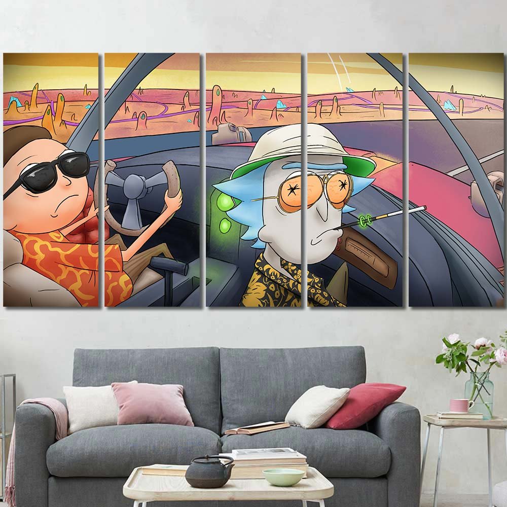 Stair Walldecor Rick And Morty In Las Vegas Crossover Cigarettes 5pcs Regular RM7C010