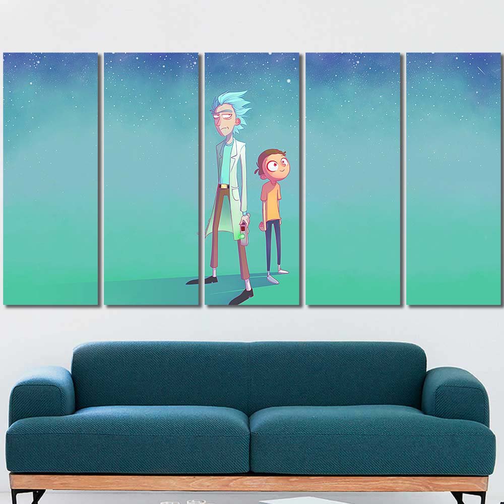 Walldecor Printing Rick Sanchez 5pcs Regular RM7C056