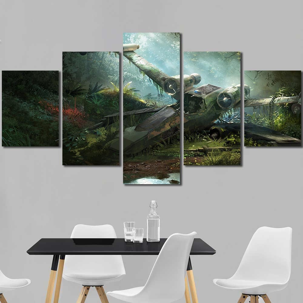 X-Wing Walldecor Layout Wreck Star Wars Ships 5pcs Diamond SW7C251