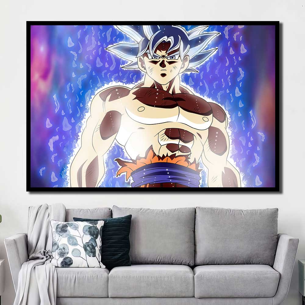 Lobby Wall Decor Dragon Ball Super Son Goku Saiyan Ultra Instict 1pcs OuterFrame DB7C153