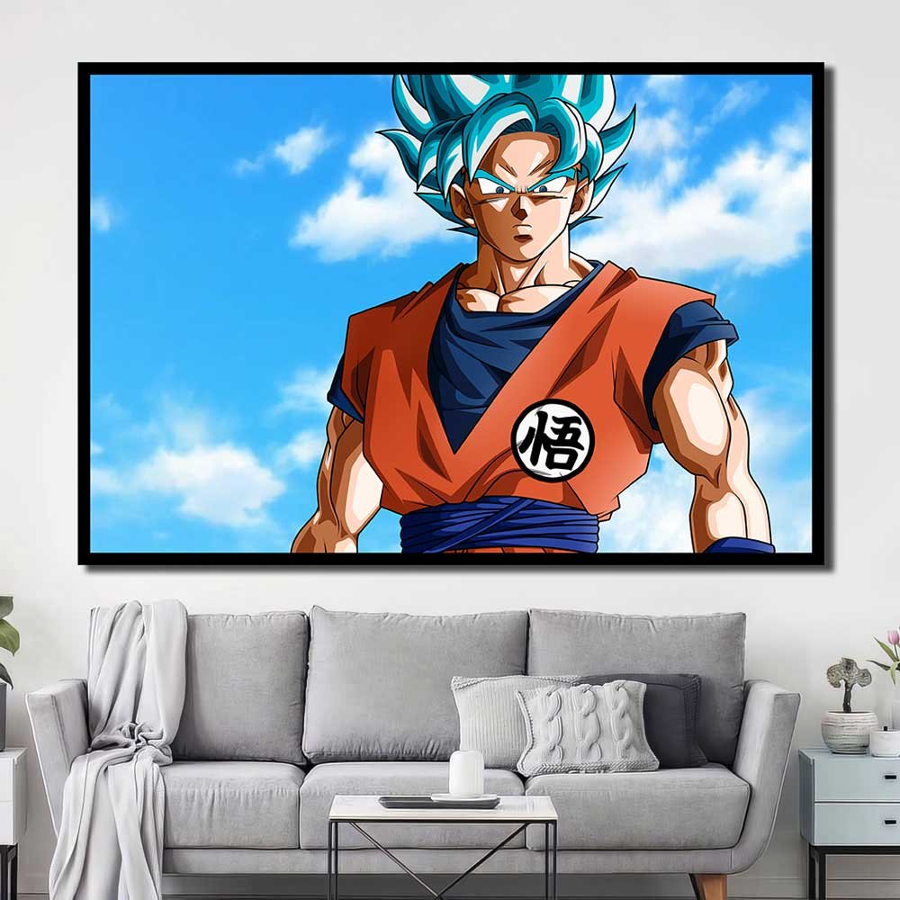 Wall Decor Fan Dragon Ball Super Saiyan 1pcs OuterFrame DB7C231