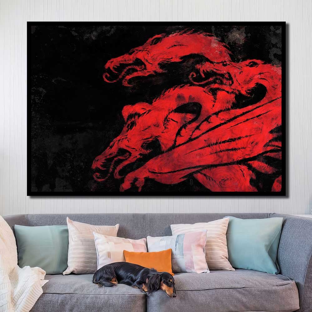 Layout Walldecor House Targaryen Game Of Thrones Song Of Ice And Fire 1pcs OuterFrame GT7C140