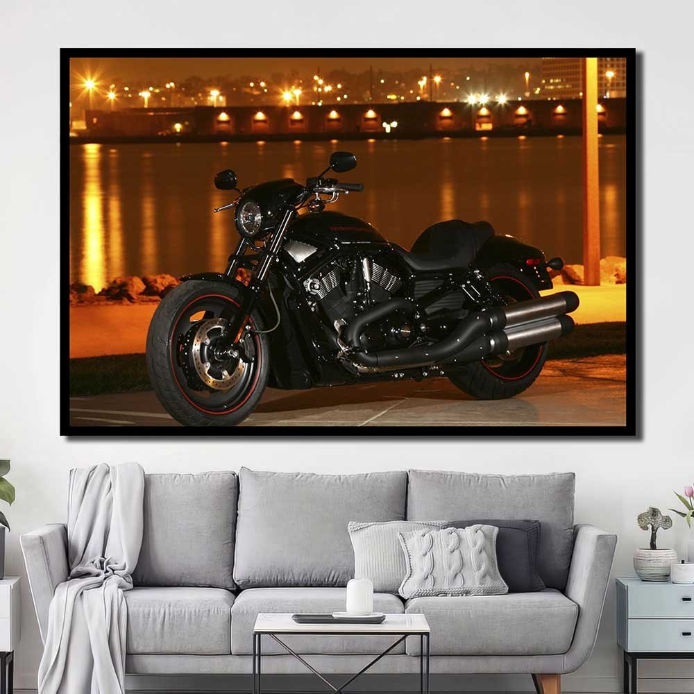 Motorcycle Walldecor Shop Harley Davidson Vrsc Vehicle 1pcs OuterFrame HL7C024