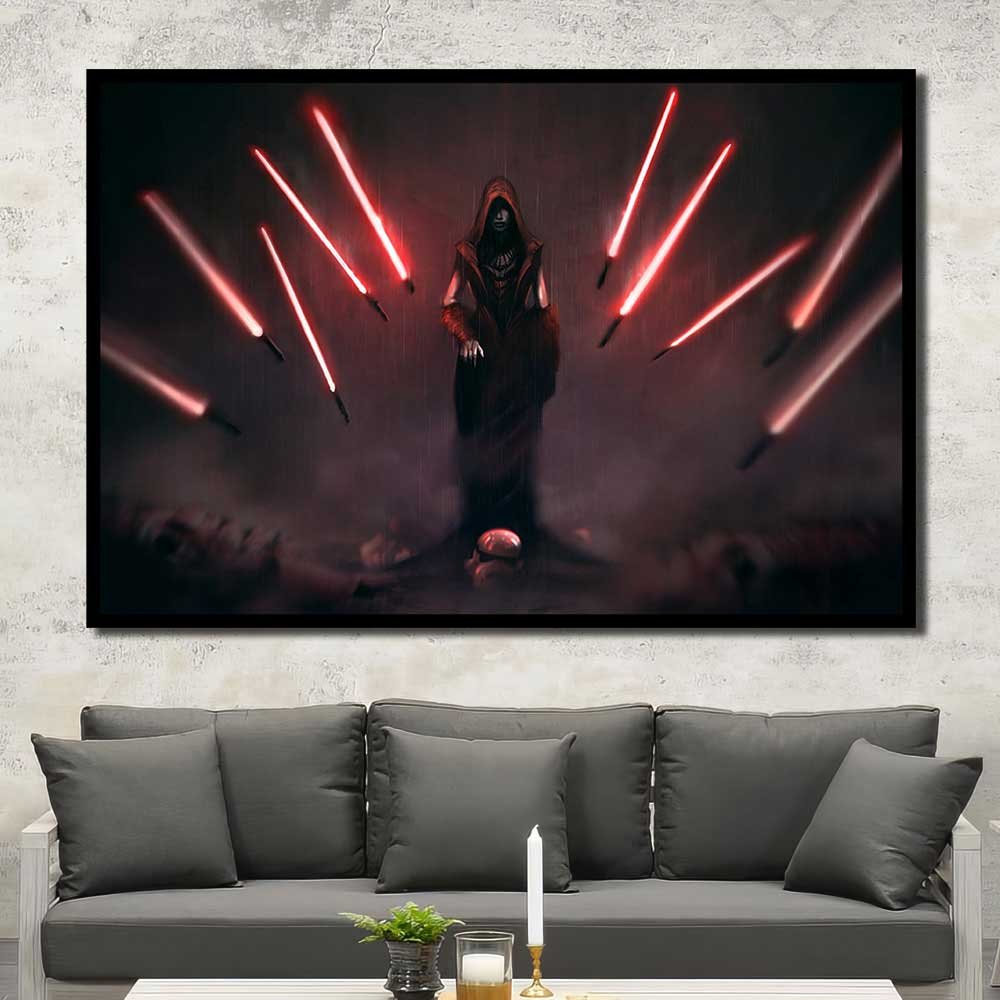 Lightsaber Hall Walldecor Star Wars Sith 1pcs OuterFrame SW7C084