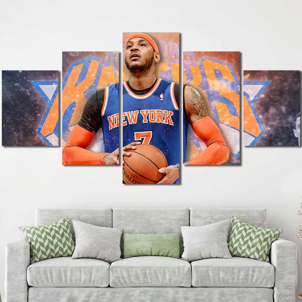 Carmelo Anthony Custom Walldecor 5pcs Diamond WB029