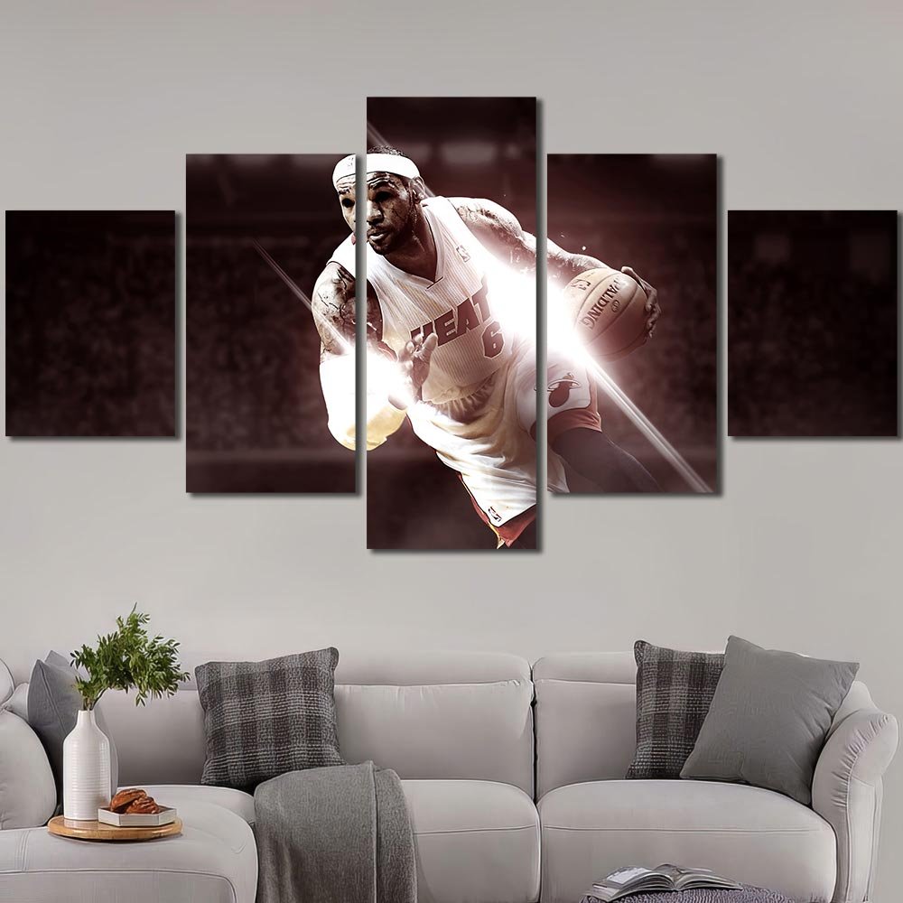 Lebron James Walldecor Painting 5pcs Diamond WB165