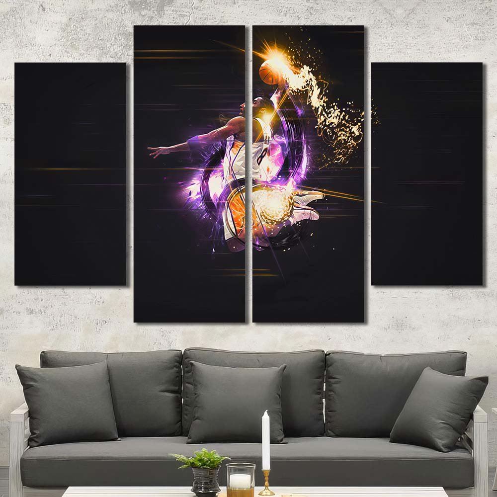 Kobe Bright Walldecor 4pcs Diamond WB274