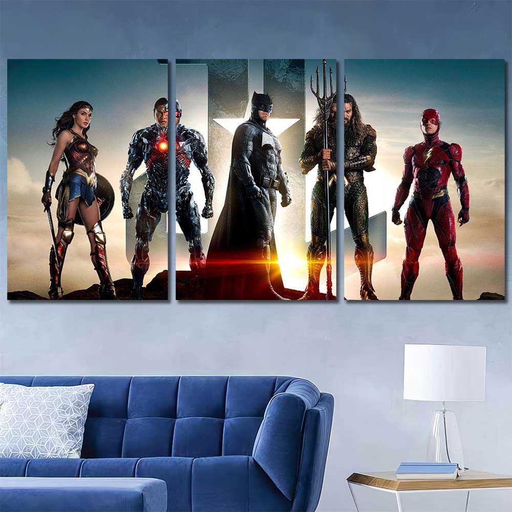 Framed Canvas Wall Art Maverl Movie Super Hero Avengers MV04