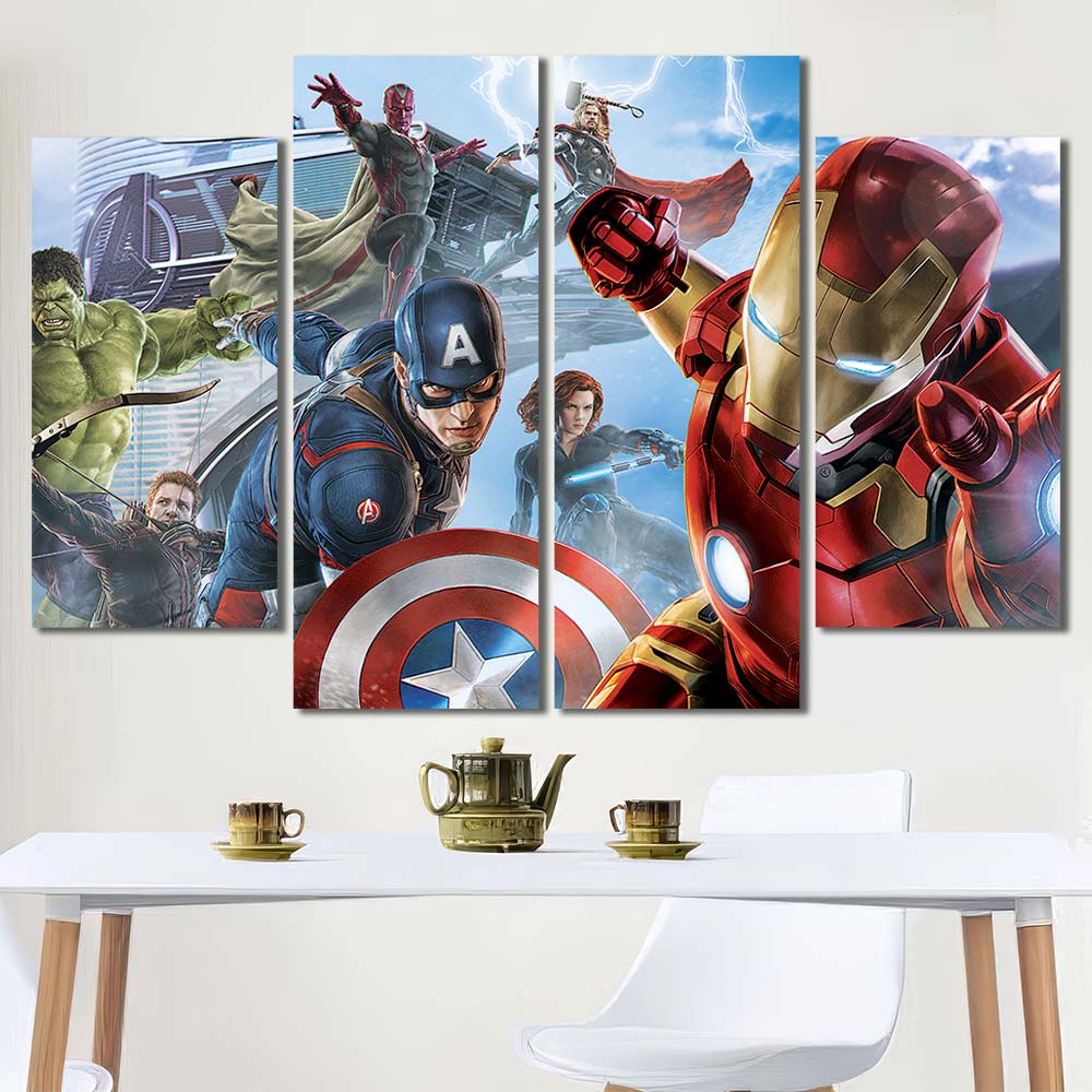 Canvas Art Maverl Movie Super Hero Avengers MV06