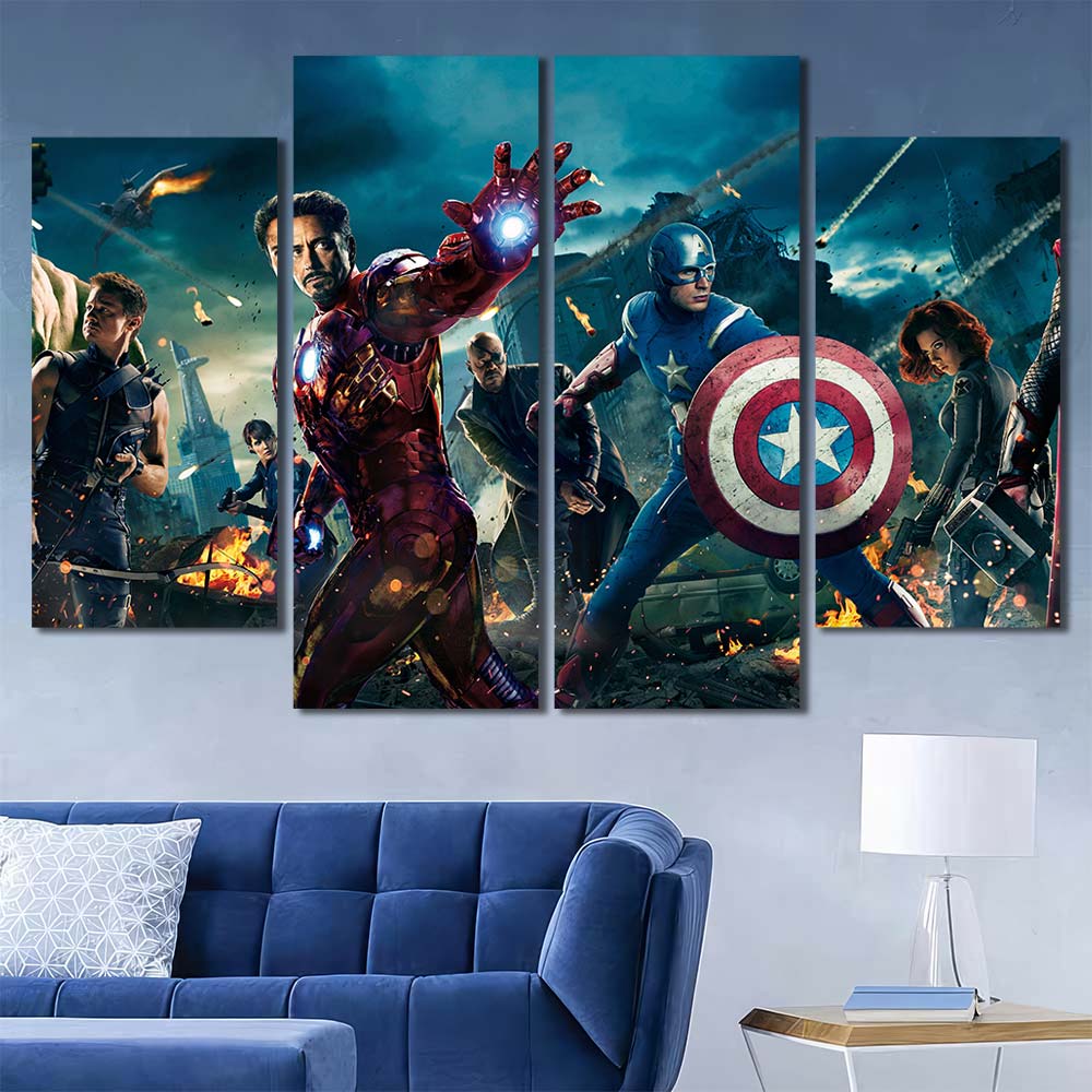 Print Art Canvas Maverl Movie Super Hero Avengers MV10