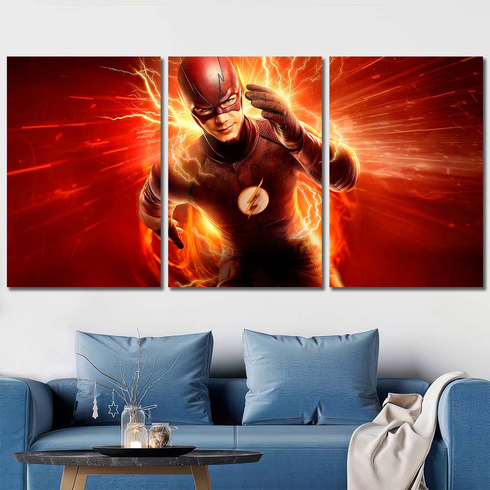 Panels HD Pictures on Canvas Maverl Movie Super Hero Flash MV107