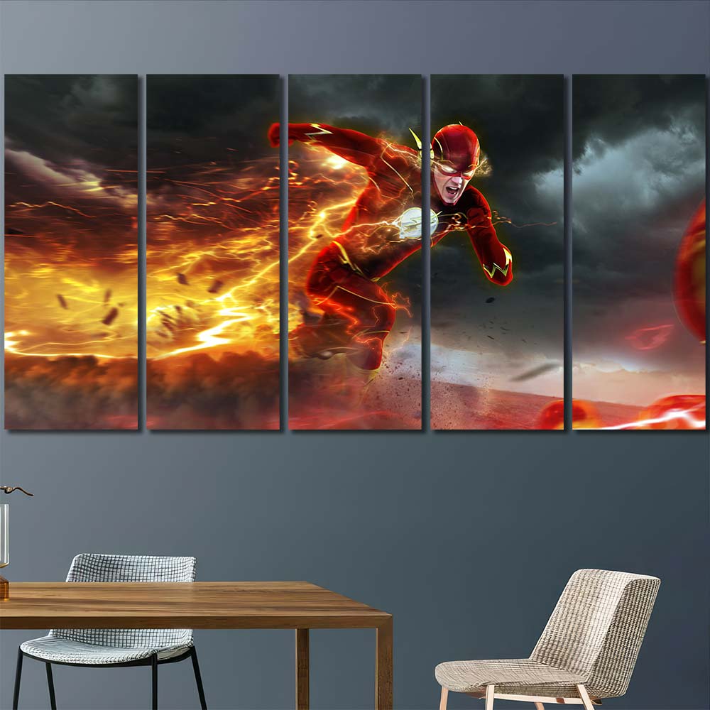 Decor Wall Art Canvas Maverl Movie Super Hero Flash MV108