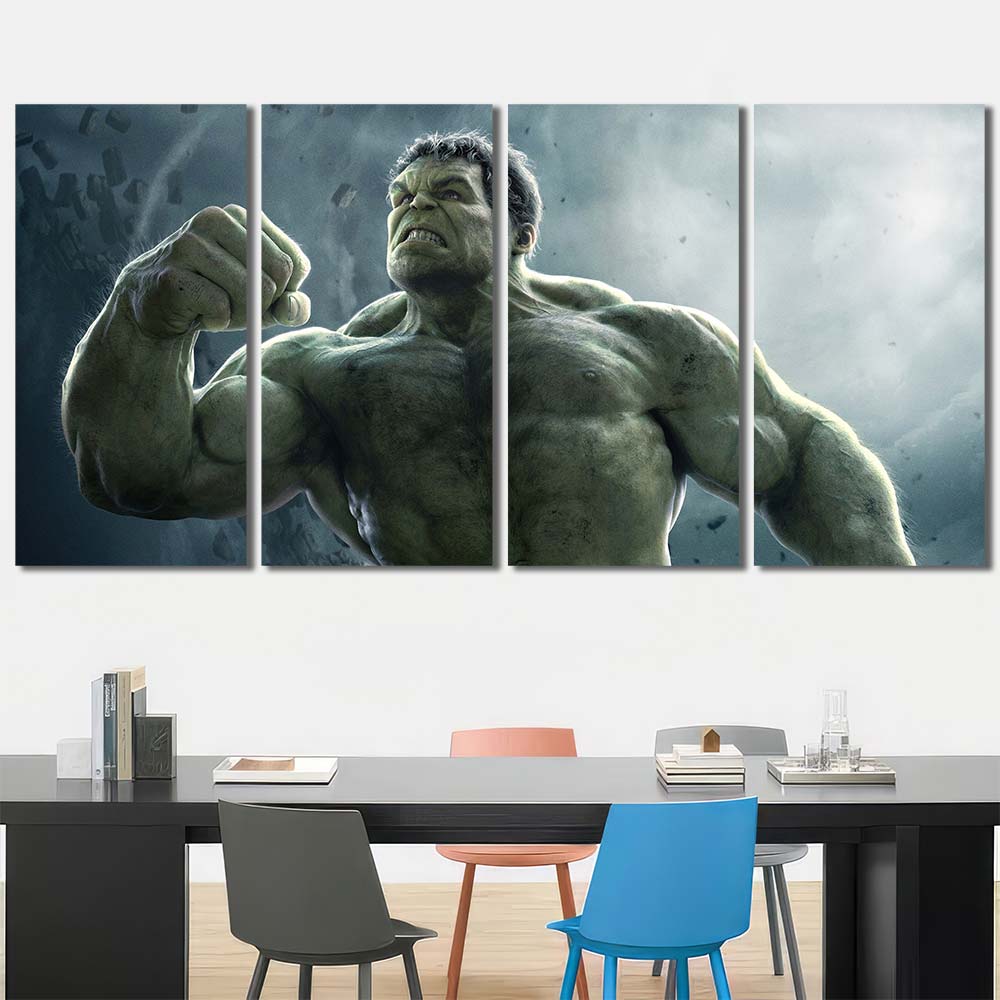 Wall Art Pictures with Frame Maverl Movie Super Hero Hulk MV112