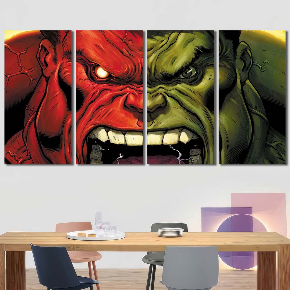 Framed Decor Art Canvas Maverl Movie Super Hero Hulk MV113