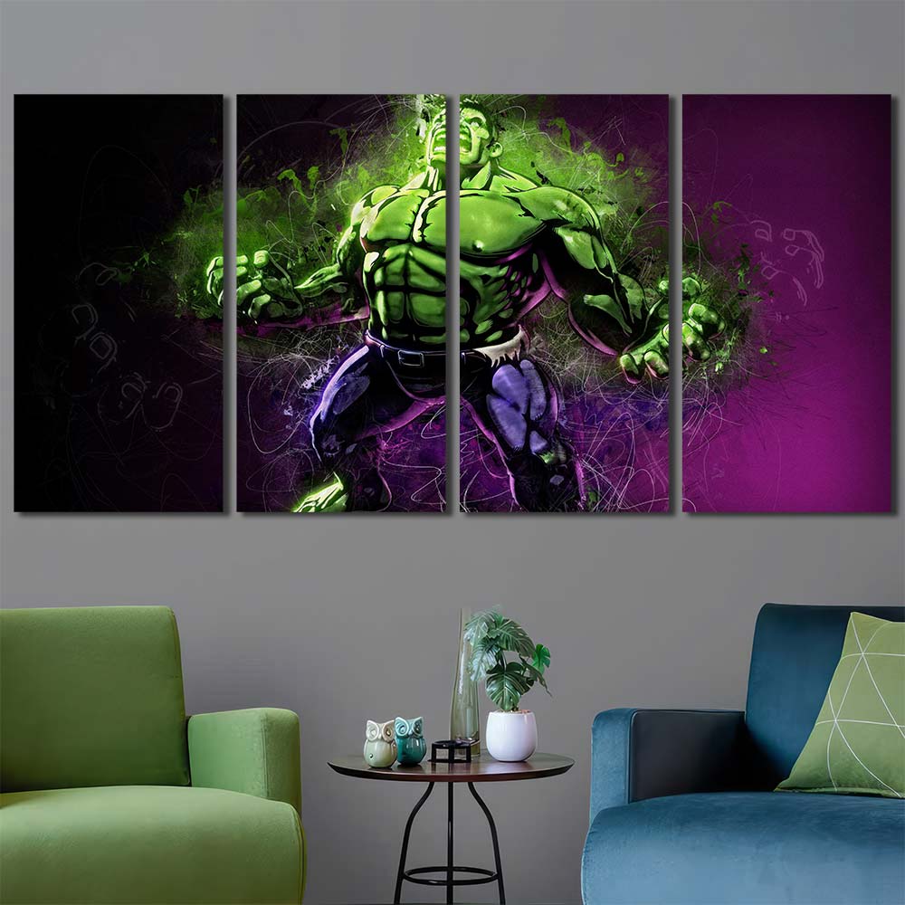 Panels Wall Art Maverl Movie Super Hero Hulk MV116