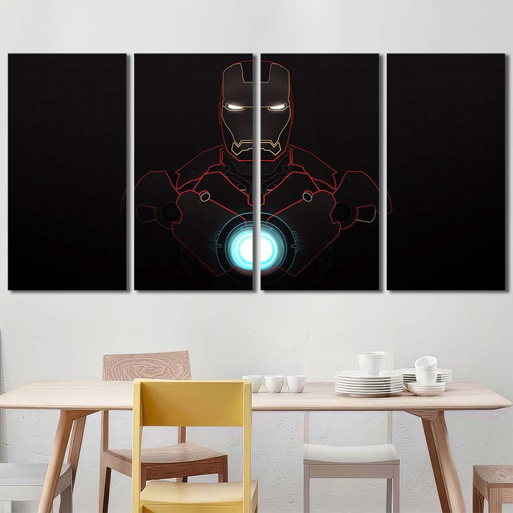 Framed Wall Art Maverl Movie Super Hero Ironman MV128