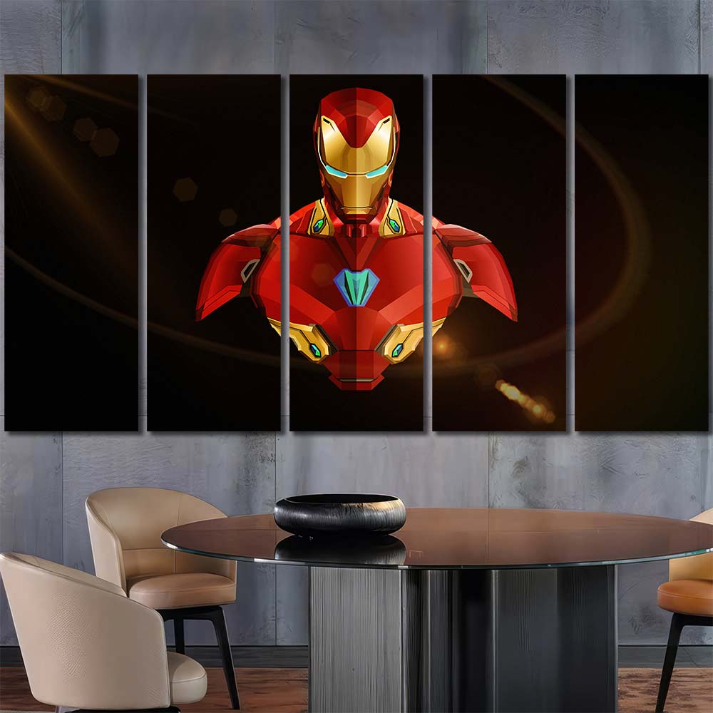 Framed Panels Canvas Maverl Movie Super Hero Ironman MV129