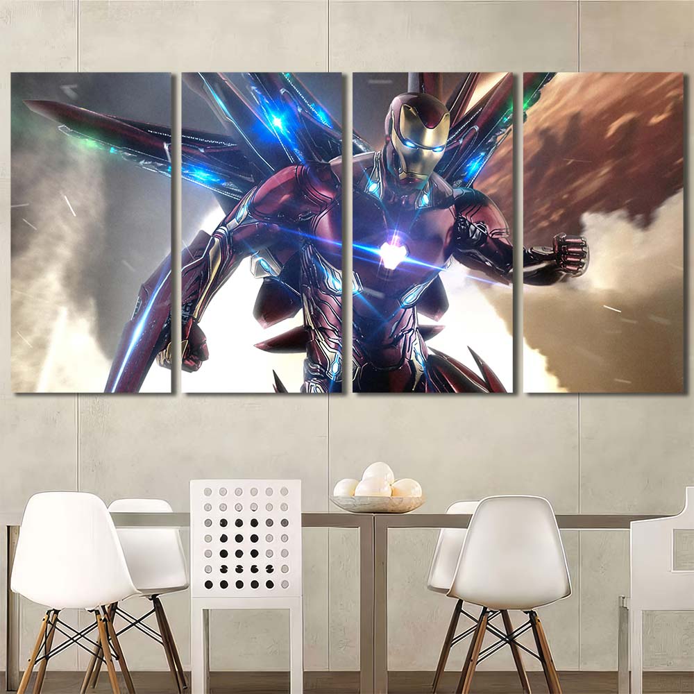 Framed Panels Canvas Maverl Movie Super Hero Ironman MV130