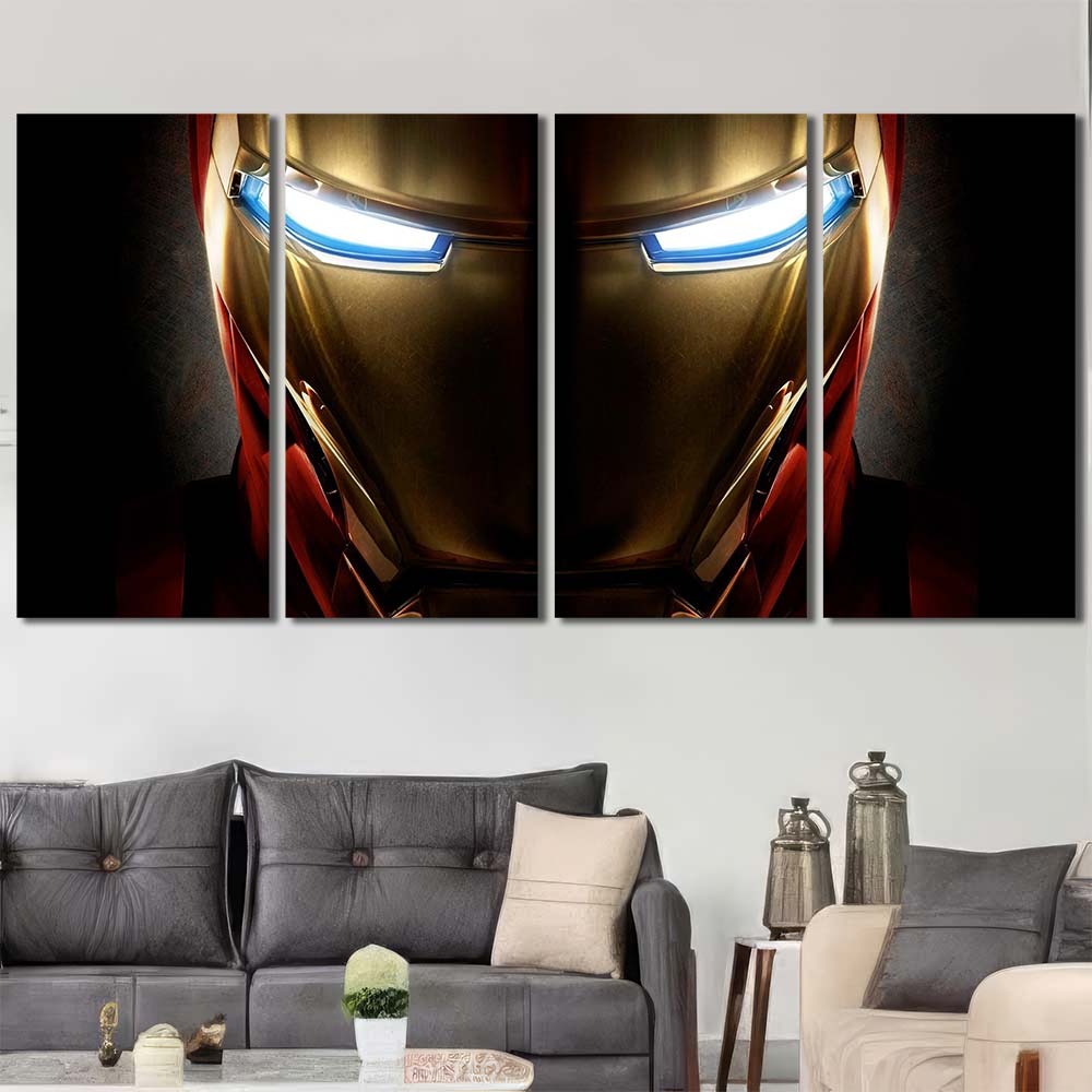 Canvas Wall Art with Frame Maverl Movie Super Hero Ironman MV138