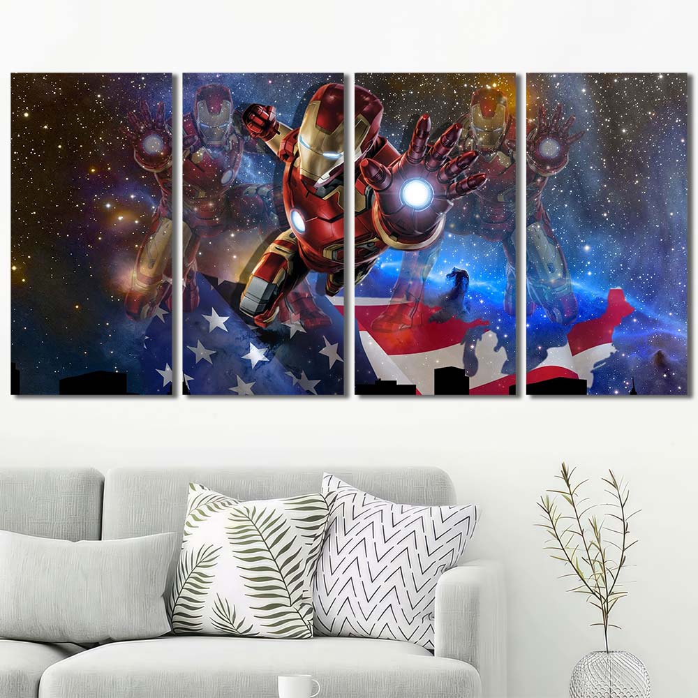 Wall Art Canvas Maverl Movie Super Hero Ironman MV139