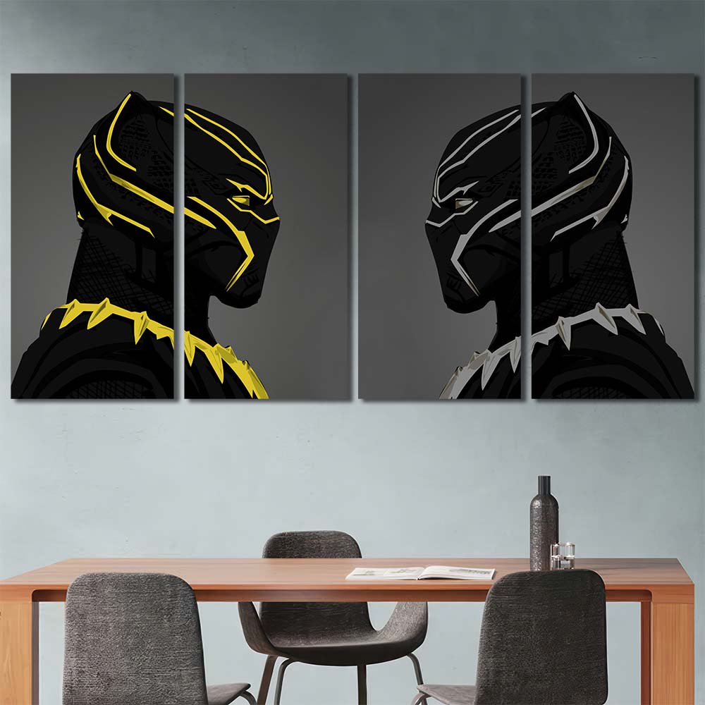 Decor Wall Art Canvas Maverl Movie Super Hero Panther MV143