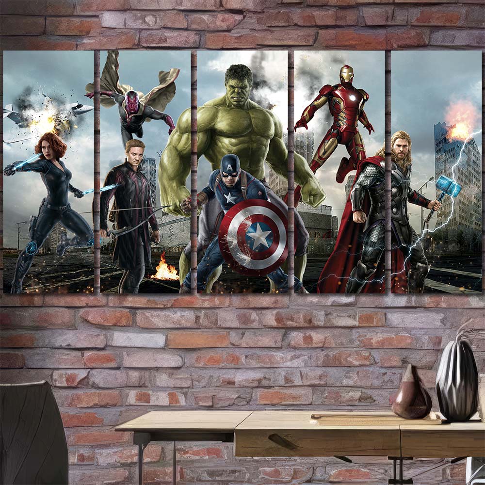 HD Canvas Prints Maverl Movie Super Hero Avengers MV14