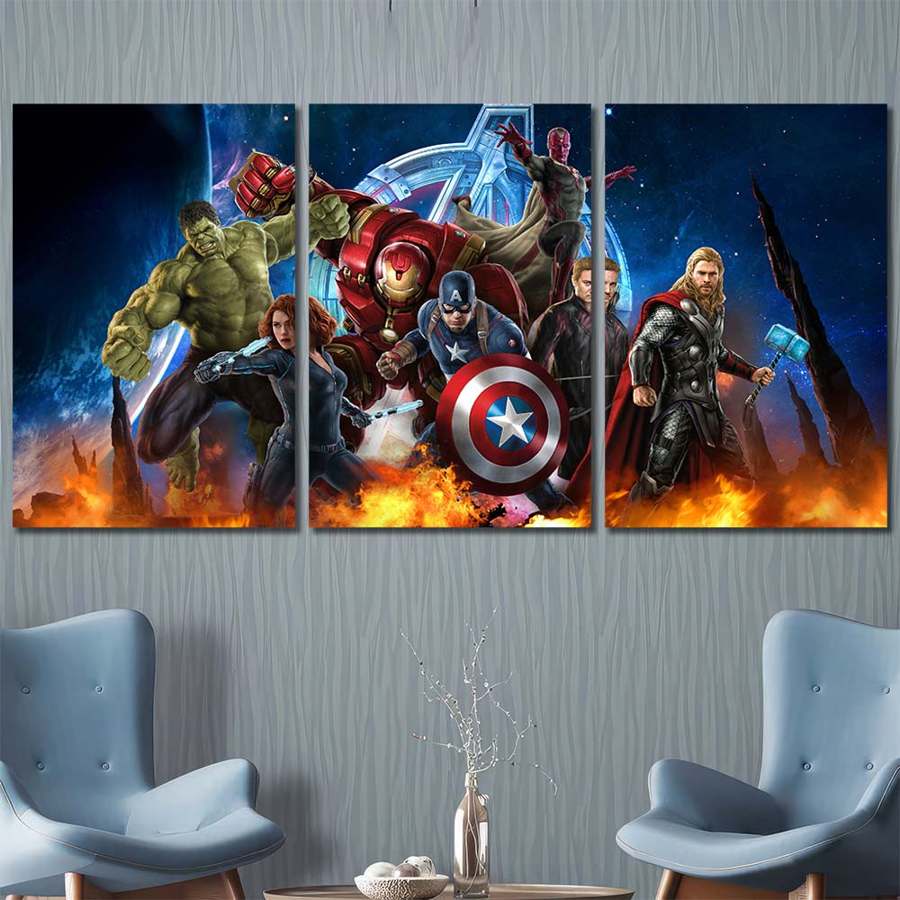 Wall Art Print Maverl Movie Super Hero Avengers MV15