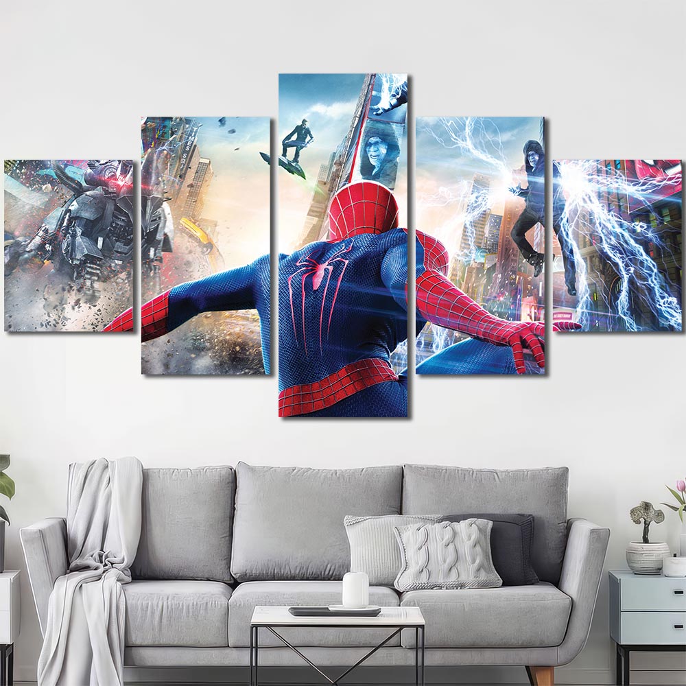 Panels HD Pictures on Canvas Maverl Movie Super Hero Spiderman MV159