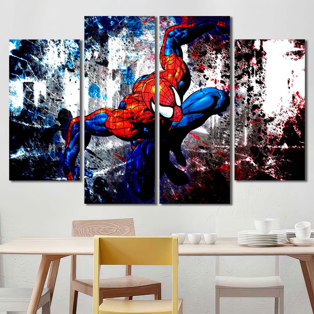 Framed Panels on Canvas Maverl Movie Super Hero Spiderman MV162