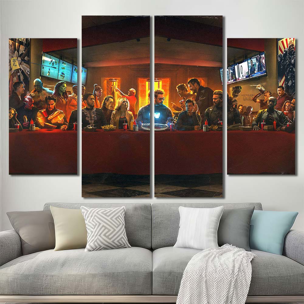 Printed Panels Canvas Maverl Movie Super Hero Avengers MV16