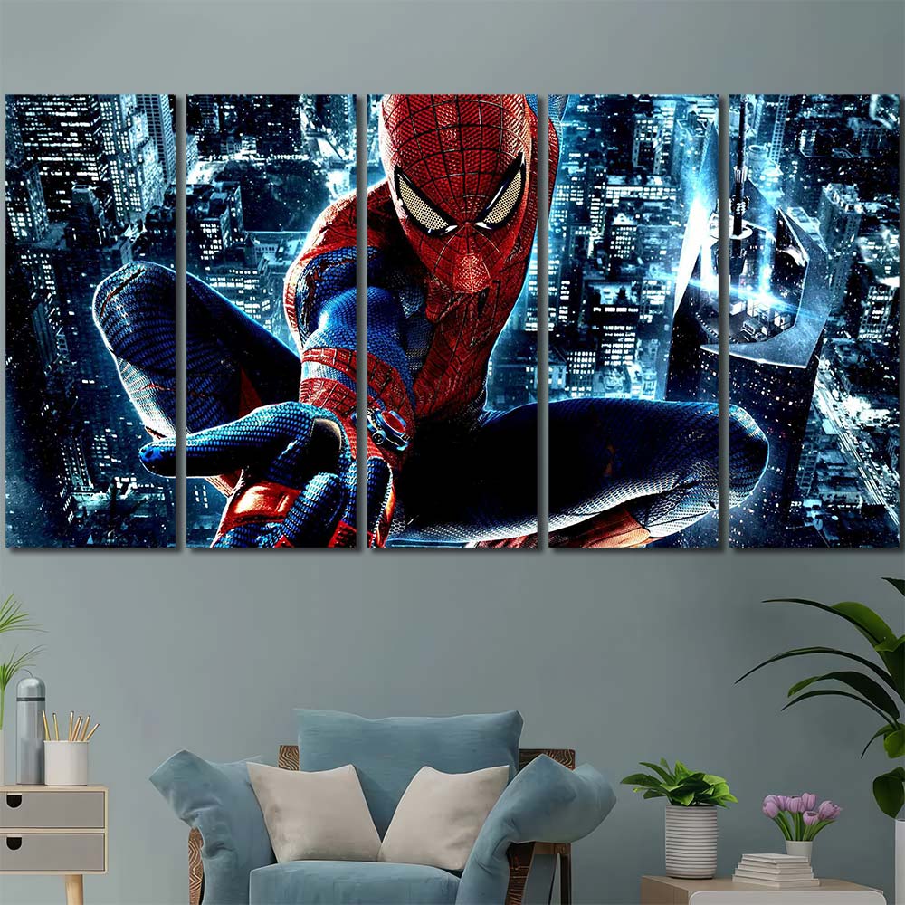 HD pictures on Canvas with Frame Maverl Movie Super Hero Spiderman MV169
