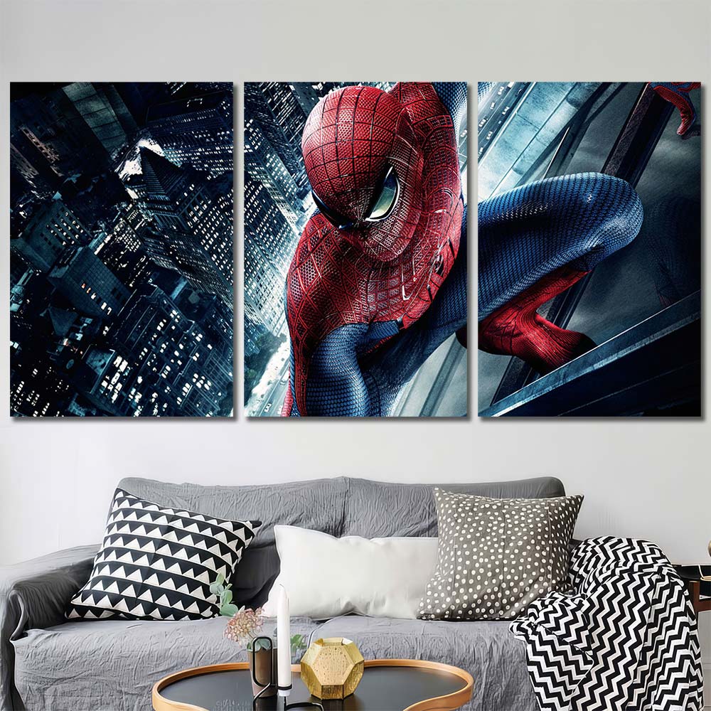 Canvas Wall Art with Frame Maverl Movie Super Hero Spiderman MV170