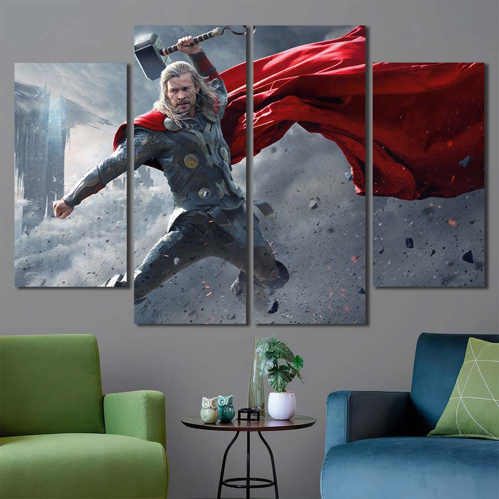 Canvas Wall Art Maverl Movie Super Hero Thunder MV190