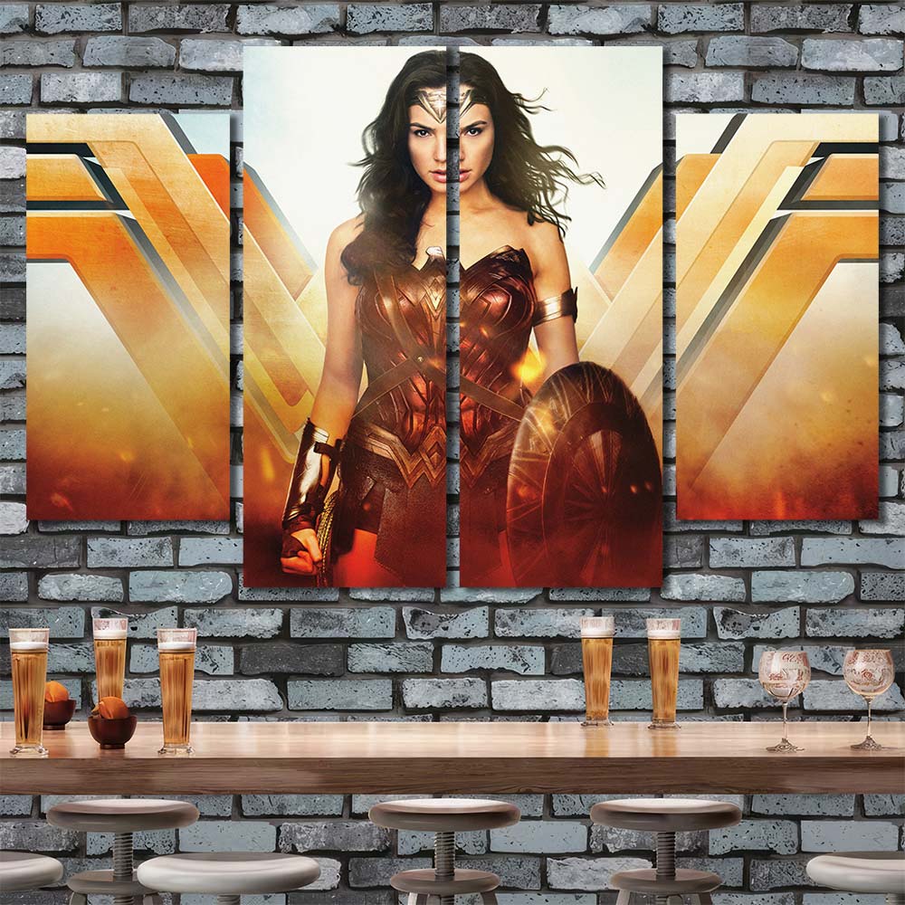 Printed Canvas with Frame Maverl Movie Super Hero Wonder MV192