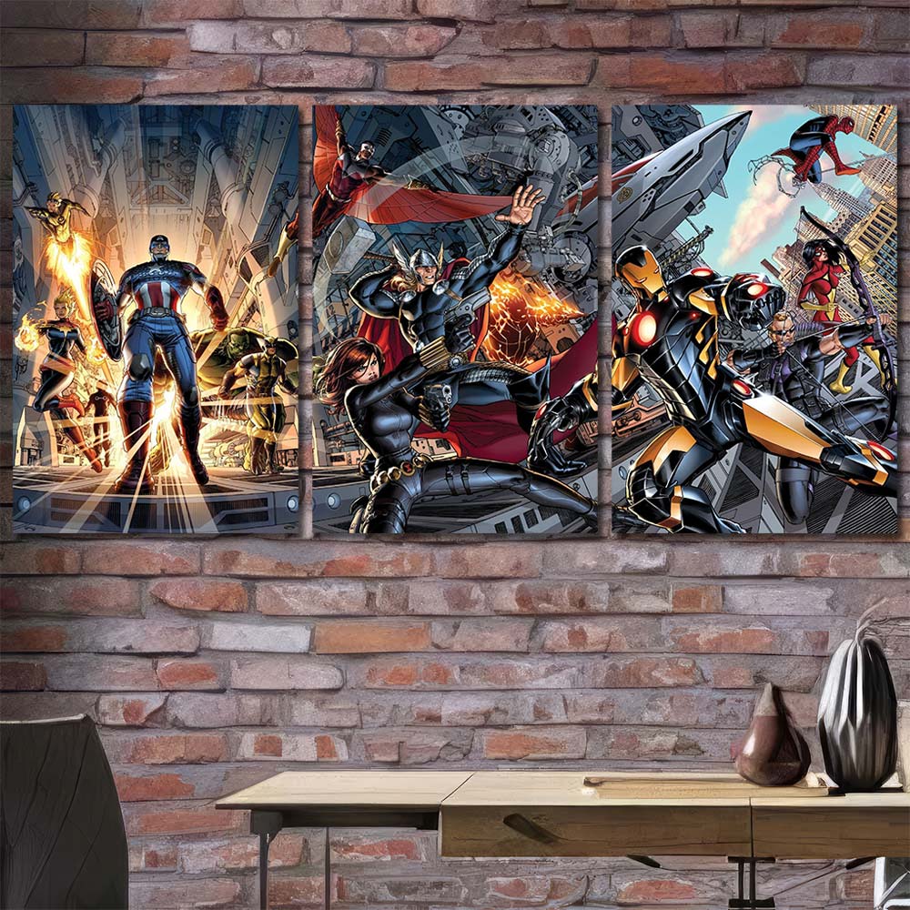 Panels Canvas Maverl Movie Super Hero Avengers MV27