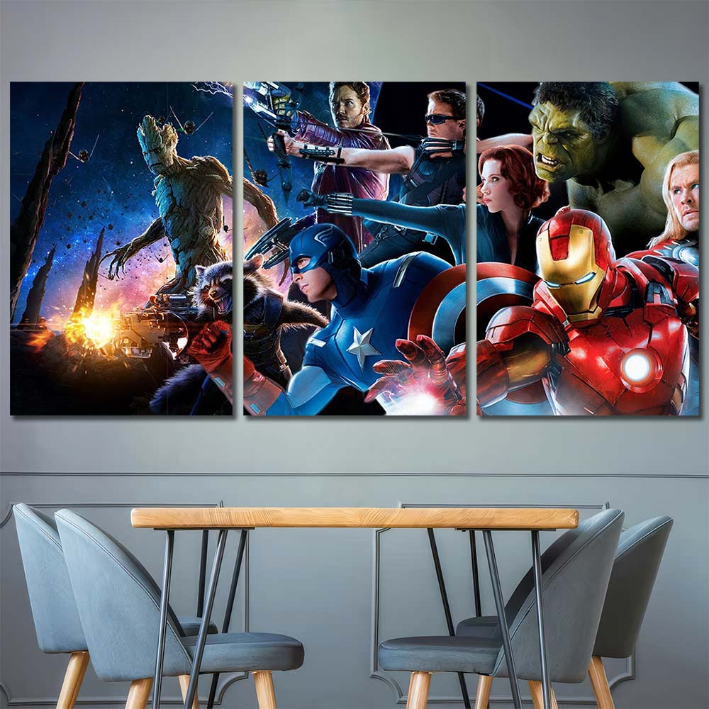 Print Art Canvas Maverl Movie Super Hero Avengers MV38