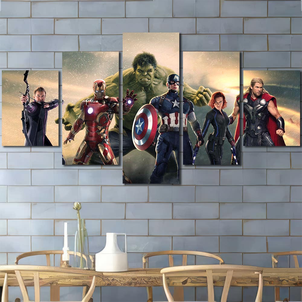 HD Pictures on Canvas Maverl Movie Super Hero Avengers MV39