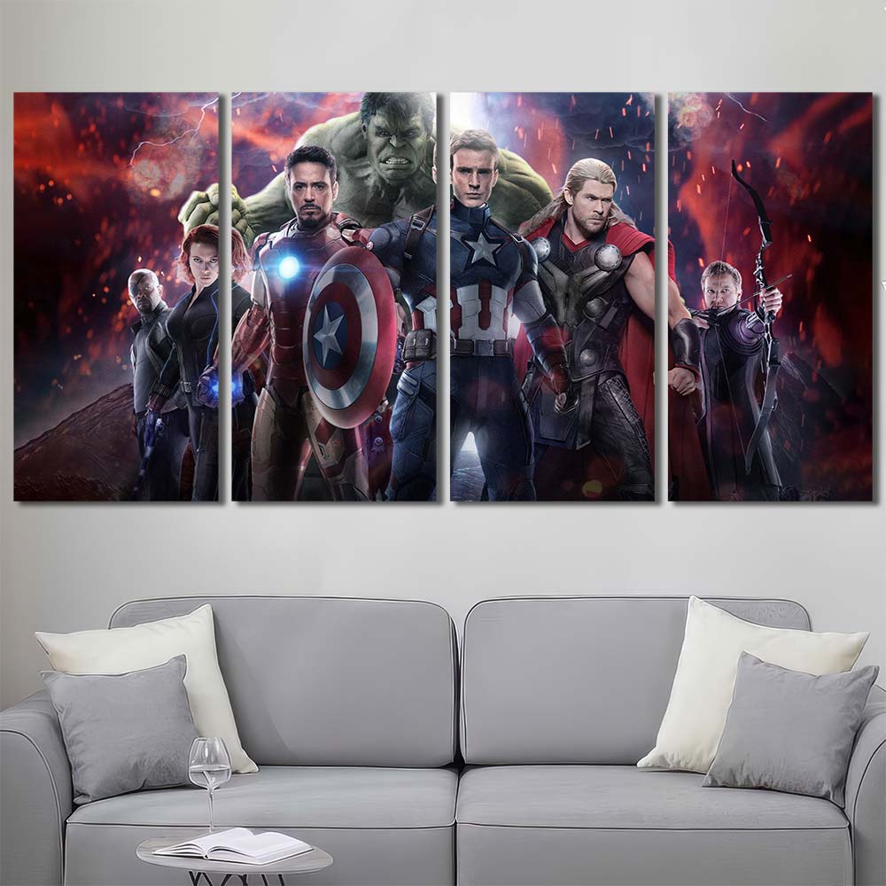 Panels Canvas Maverl Movie Super Hero Avengers MV41