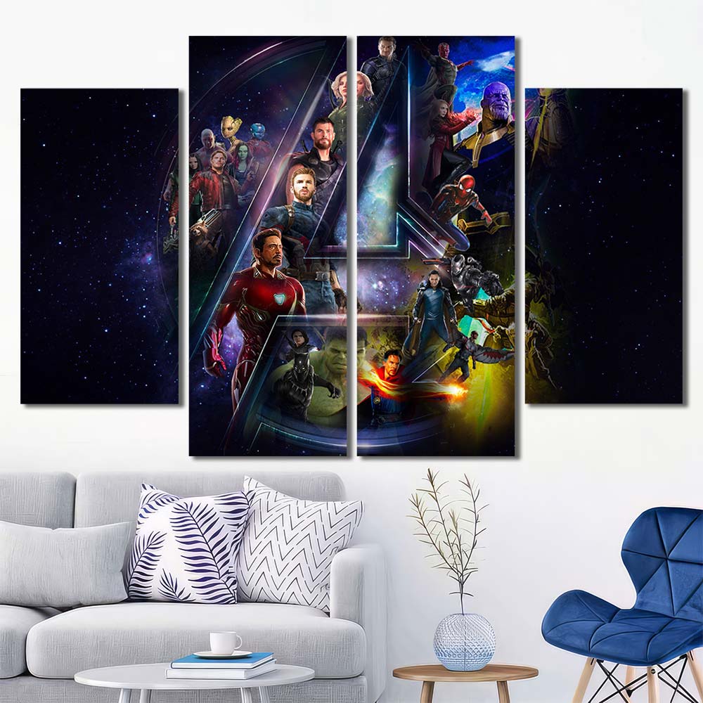 HD Pictures on Canvas Maverl Movie Super Hero Avengers MV55